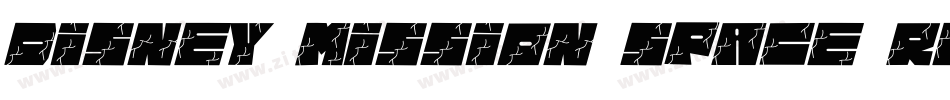 Disney Mission Space Regular字体转换